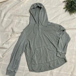 truth by republic hoodie button sage